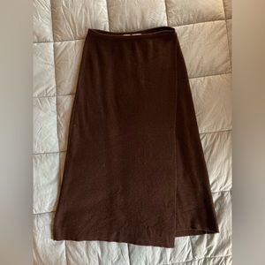 TSE plum cashmere skirt size medium